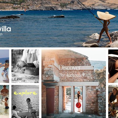Espera Luxury Beach Front Residence With Pool & Bbq, By Thinkvilla Rethymno (Crete) Luaran gambar
