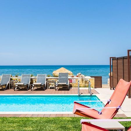 Espera Luxury Beach Front Residence With Pool & Bbq, By Thinkvilla Rethymno (Crete) Luaran gambar