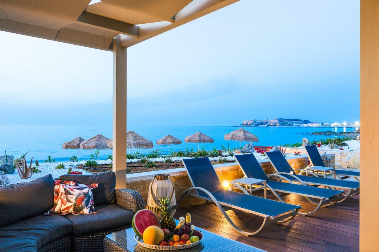 Espera Luxury Beach Front Residence With Pool & Bbq, By Thinkvilla Rethymno (Crete) Luaran gambar