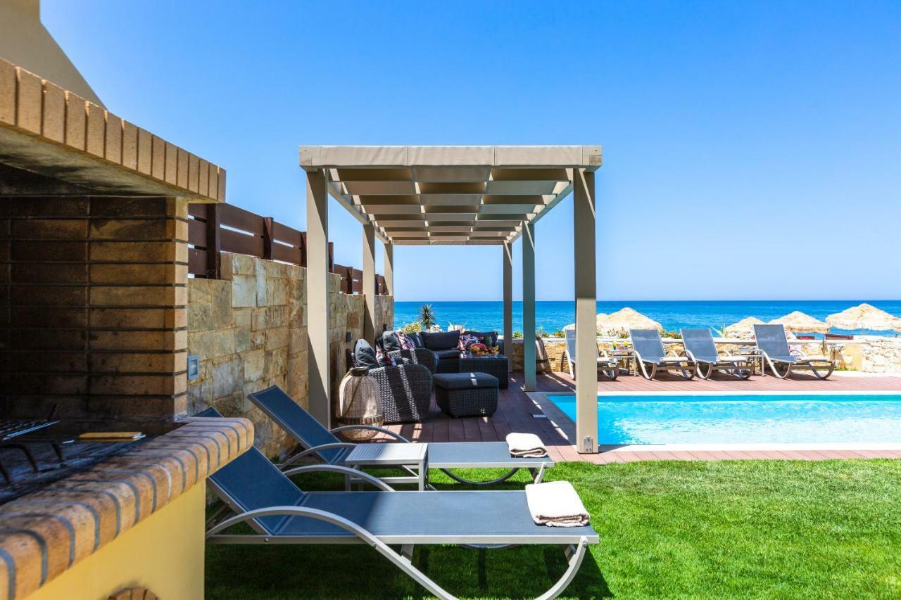 Espera Luxury Beach Front Residence With Pool & Bbq, By Thinkvilla Rethymno (Crete) Luaran gambar