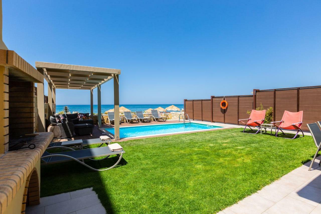 Espera Luxury Beach Front Residence With Pool & Bbq, By Thinkvilla Rethymno (Crete) Luaran gambar
