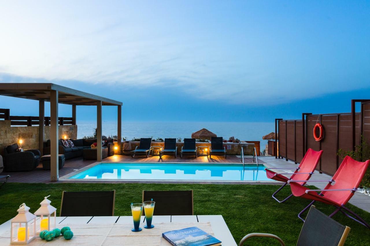 Espera Luxury Beach Front Residence With Pool & Bbq, By Thinkvilla Rethymno (Crete) Luaran gambar