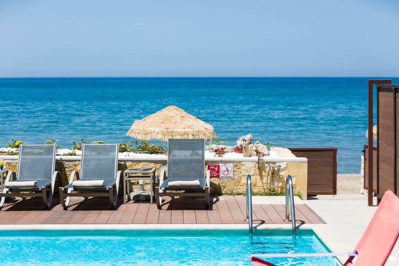 Espera Luxury Beach Front Residence With Pool & Bbq, By Thinkvilla Rethymno (Crete) Luaran gambar