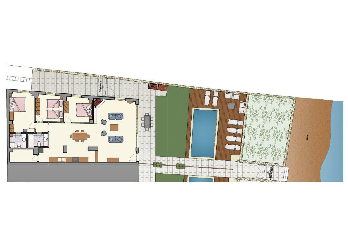 Espera Luxury Beach Front Residence With Pool & Bbq, By Thinkvilla Rethymno (Crete) Luaran gambar