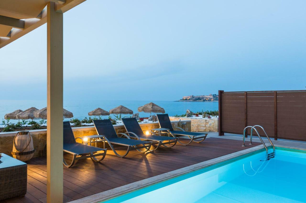 Espera Luxury Beach Front Residence With Pool & Bbq, By Thinkvilla Rethymno (Crete) Luaran gambar
