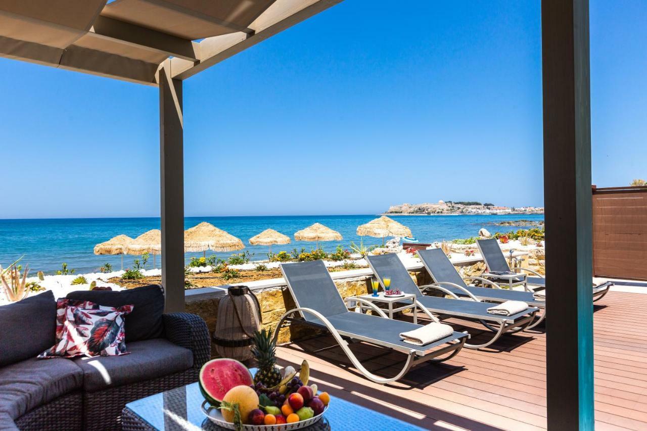 Espera Luxury Beach Front Residence With Pool & Bbq, By Thinkvilla Rethymno (Crete) Luaran gambar