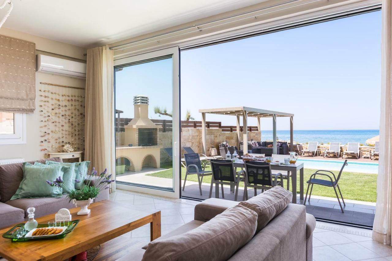 Espera Luxury Beach Front Residence With Pool & Bbq, By Thinkvilla Rethymno (Crete) Luaran gambar
