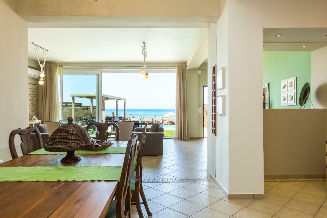 Espera Luxury Beach Front Residence With Pool & Bbq, By Thinkvilla Rethymno (Crete) Luaran gambar